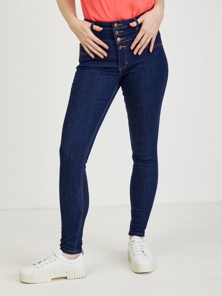 Orsay Tmavě modré dámské skinny fit džíny ORSAY