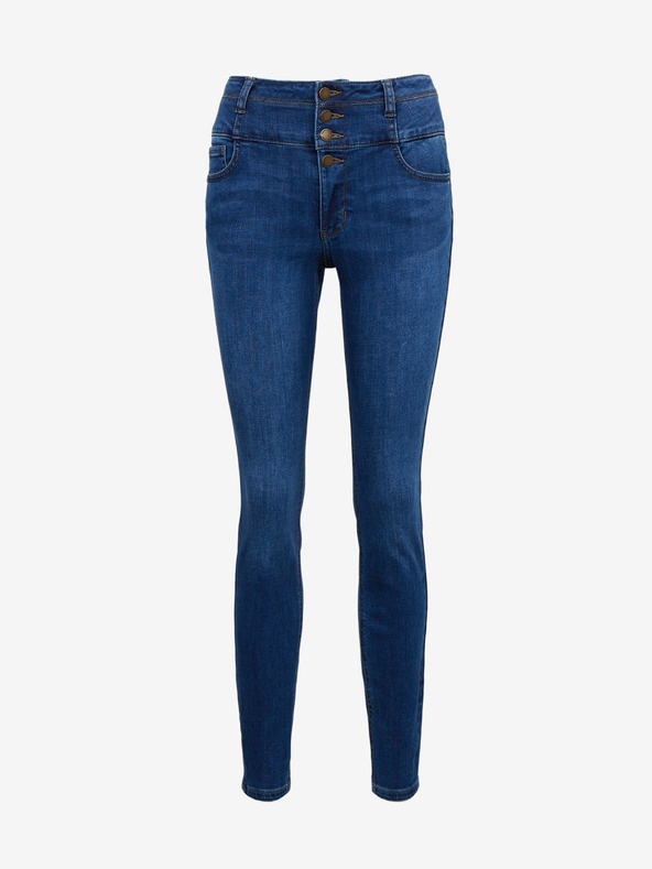 Orsay Tmavě modré dámské skinny fit džíny ORSAY
