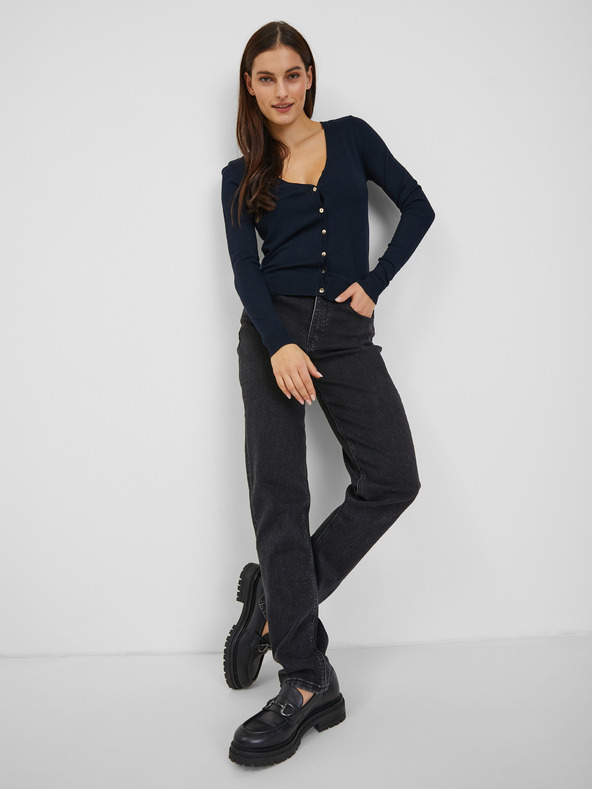 Orsay Tmavě modrý dámský kardigan ORSAY