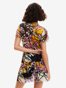 Desigual Růžové dámské vzorované šaty Desigual x M. Christian Lacroix Cadiz