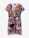 Desigual Růžové dámské vzorované šaty Desigual x M. Christian Lacroix Cadiz
