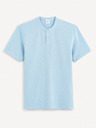Celio Světle modré pánské basic polo tričko Celio Gesohel