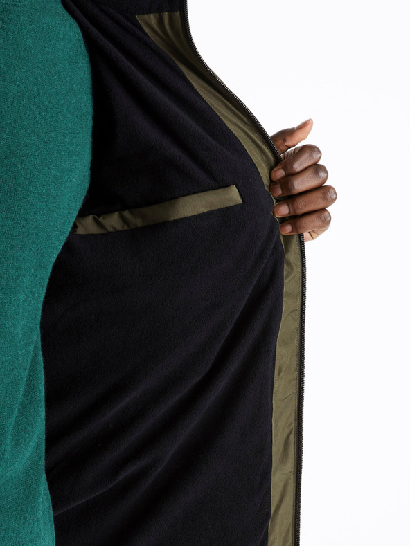 Celio Khaki pánská prošívaná zimní bunda Celio CUNOTTE