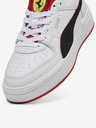 Puma Bílé kožené tenisky Puma Ferrari CA Pro