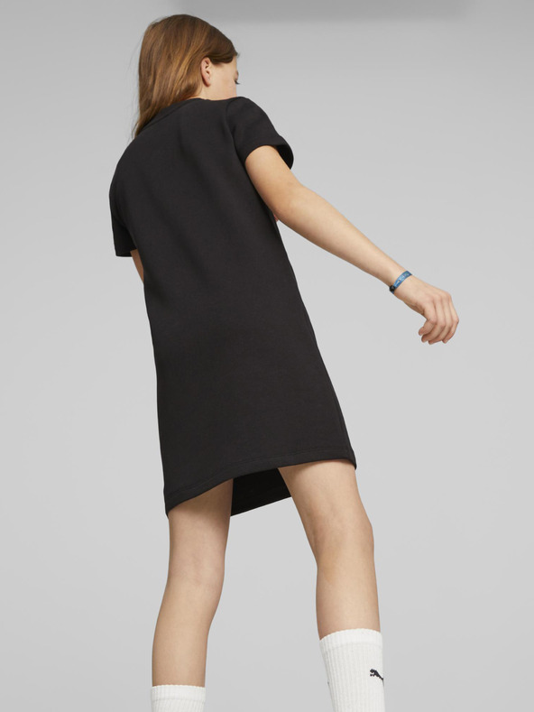 Puma Černé holčičí šaty Puma ESS+ Logo Dress