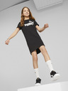 Puma Černé holčičí šaty Puma ESS+ Logo Dress