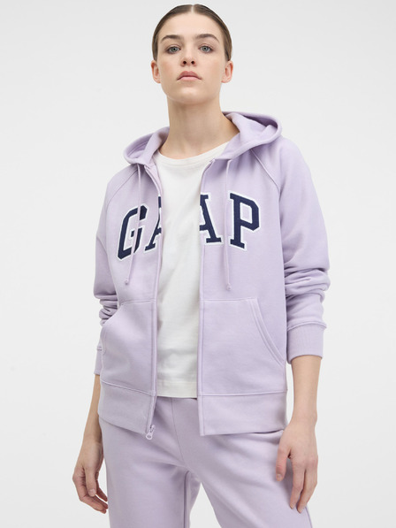 GAP Mikina na zip s logem GAP
