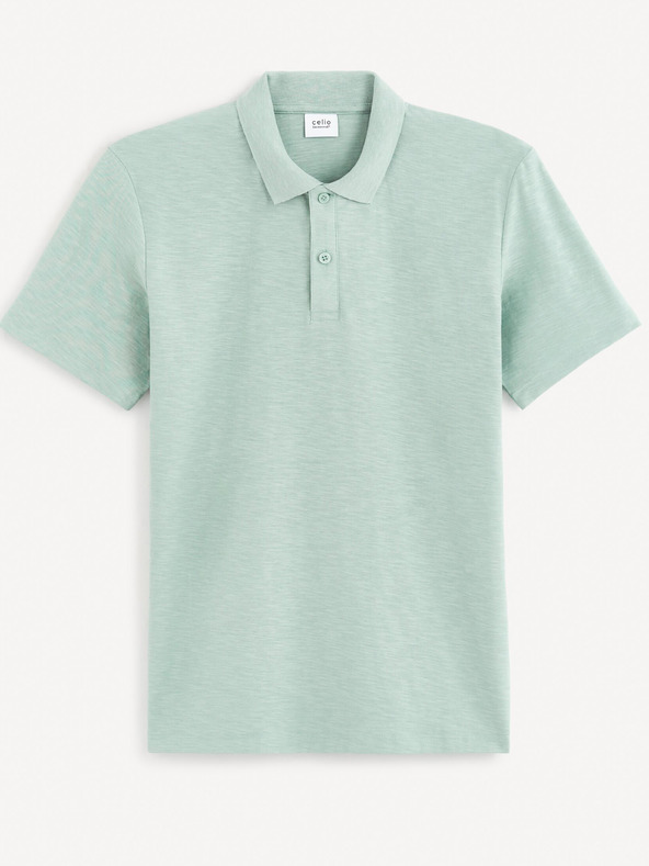 Celio Světle modré pánské basic polo tričko Celio Feflame