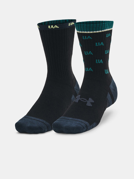 Under Armour Unisexové ponožky Under Armour UA Perf Cotton Nov Mid (2 páry)