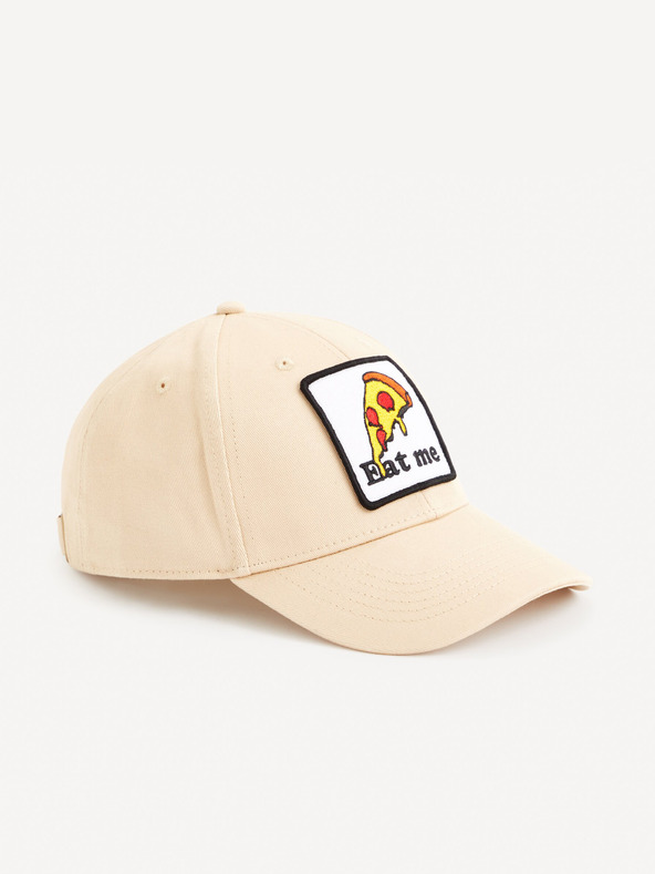 Celio Krémová pánská kšiltovka Celio Gicapfun