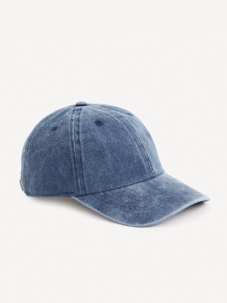 Celio Modrá pánská džínová kšiltovka Celio Gicapwash