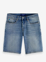 Scotch & Soda Modré pánské džínové kraťasy Scotch & Soda