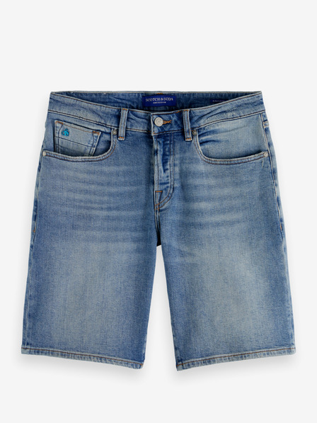 Scotch & Soda Modré pánské džínové kraťasy Scotch & Soda