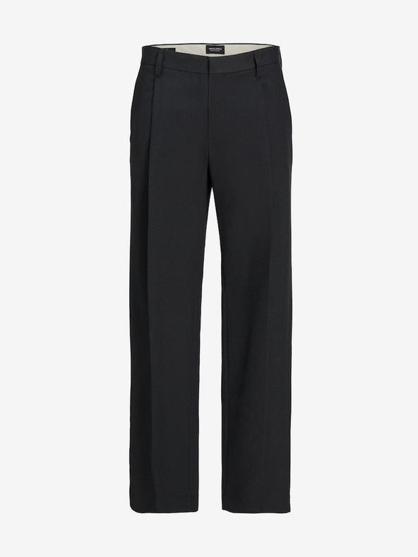 Jack & Jones Černé pánské kalhoty Jack & Jones Bill