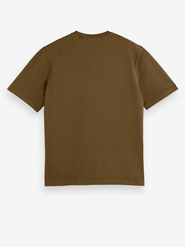 Scotch & Soda Khaki pánské tričko Scotch & Soda