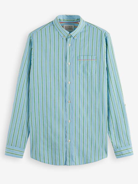 Scotch & Soda Světle modrá pánská pruhovaná košile Scotch & Soda