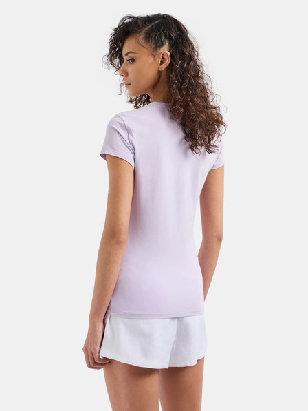 Armani Exchange Světle fialové dámské tričko Armani Exchange