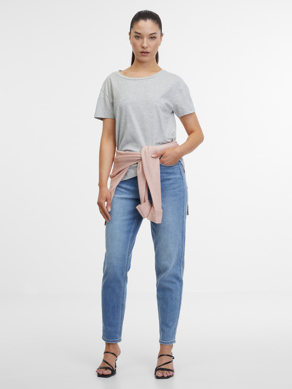 Orsay Šedé dámské tričko ORSAY