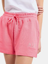 Armani Exchange Růžové dámské teplákové kraťasy Armani Exchange