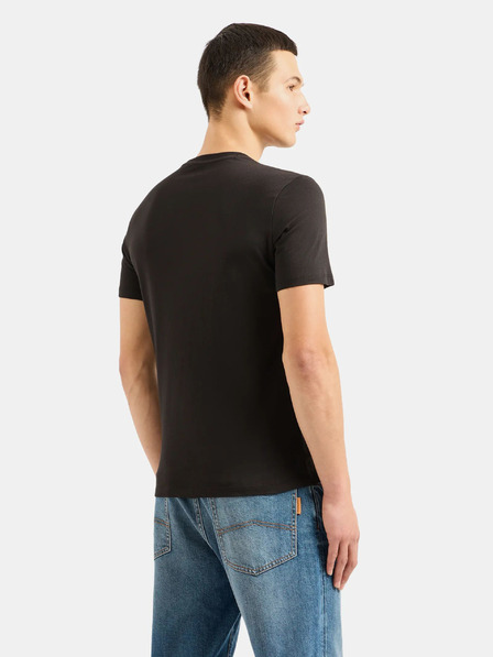 Armani Exchange Černé pánské tričko Armani Exchange
