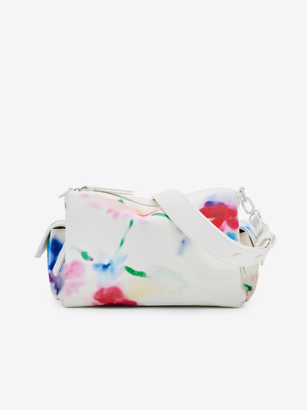Desigual Bílá dámská květovaná kabelka Desigual Habana
