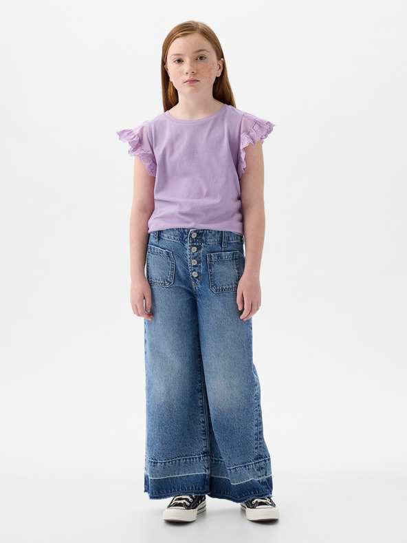 GAP Dětské tričko s volány GAP