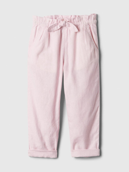 GAP Baby lněné kalhoty GAP