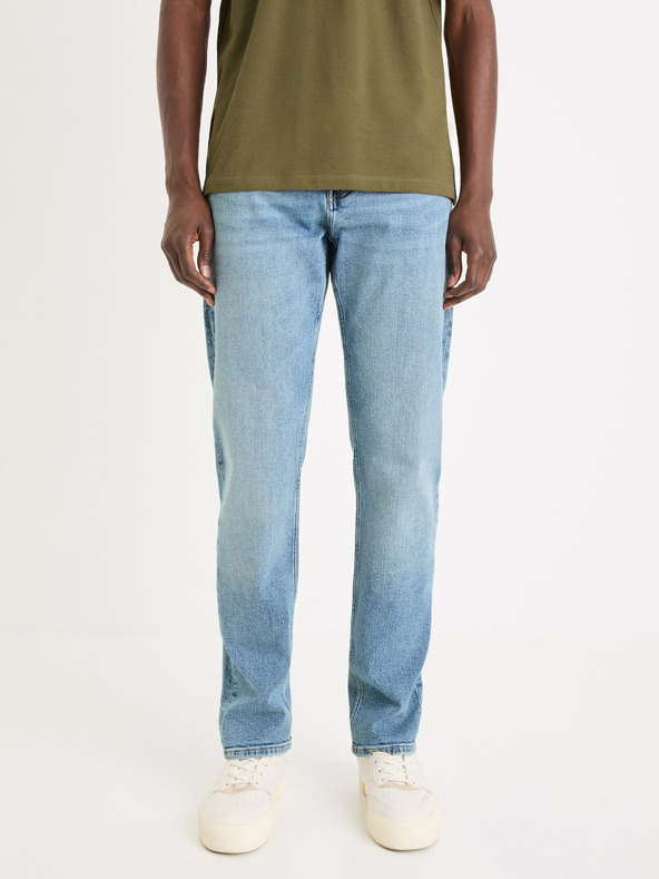 Celio Světle modré pánské straight fit džíny Celio C15