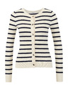 Orsay Krémový dámský pruhovaný kardigan ORSAY