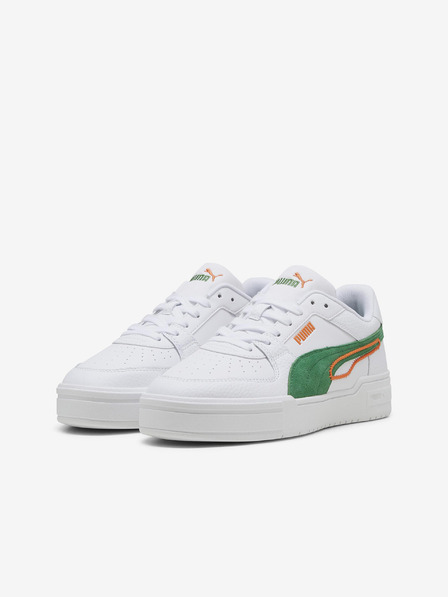 Puma Bílé kožené tenisky Puma CA Pro Play