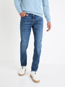 Celio Modré pánské slim fit džíny Celio Dow Powerflex