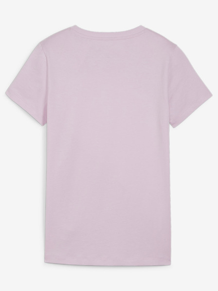 Puma Bílo-růžové dámské tričko Puma Power Tee