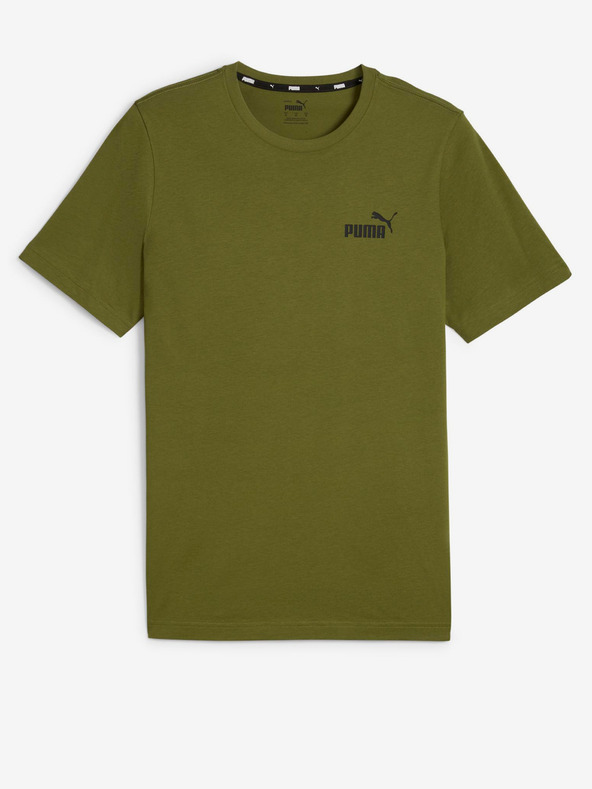 Puma Khaki pánské tričko Puma ESS Small Logo Tee