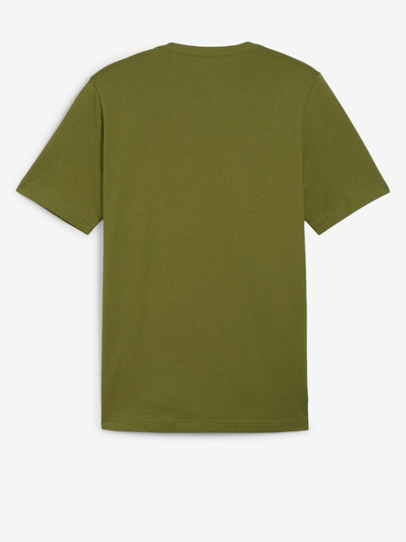 Puma Khaki pánské tričko Puma ESS Small Logo Tee