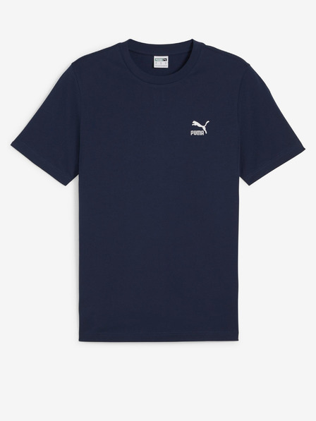 Puma Tmavě modré pánské tričko Puma Classics Small Logo Tee