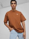 Puma Hnědé unisex oversize tričko Puma Better Classics Oversized Tee
