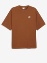 Puma Hnědé unisex oversize tričko Puma Better Classics Oversized Tee