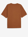 Puma Hnědé unisex oversize tričko Puma Better Classics Oversized Tee