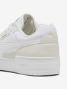 Puma Bílé pánské kožené tenisky Puma CA Pro Lux III