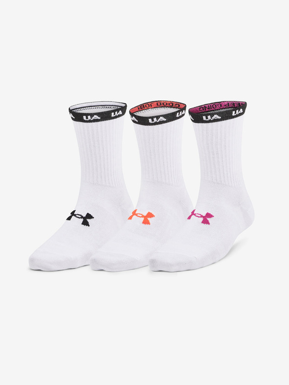 Under Armour Dámské ponožky Under Armour UA Essential Nv Mid Crew (3 páry)