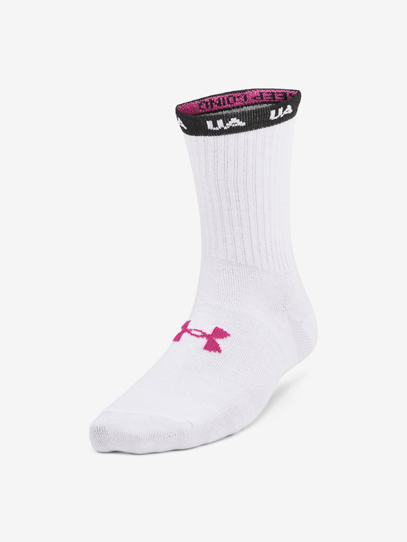 Under Armour Dámské ponožky Under Armour UA Essential Nv Mid Crew (3 páry)