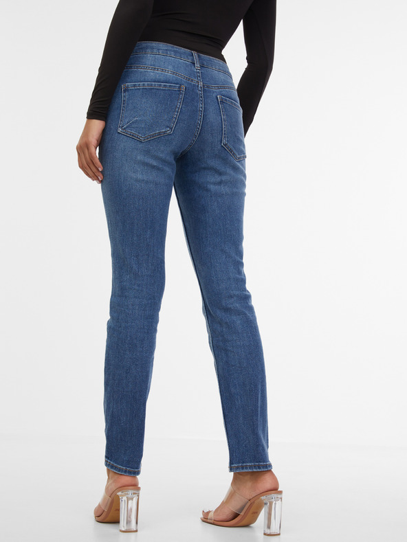 Orsay Modré dámské slim fit džíny ORSAY