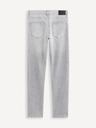 Celio Světle šedé pánské straight fit džíny Celio Fokrey