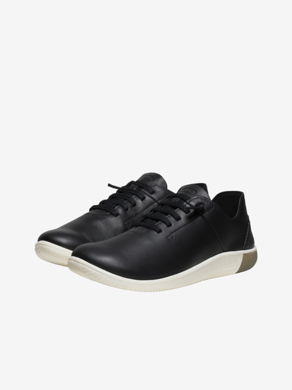 Keen Černé dámské kožené tenisky Keen KNX Unlined