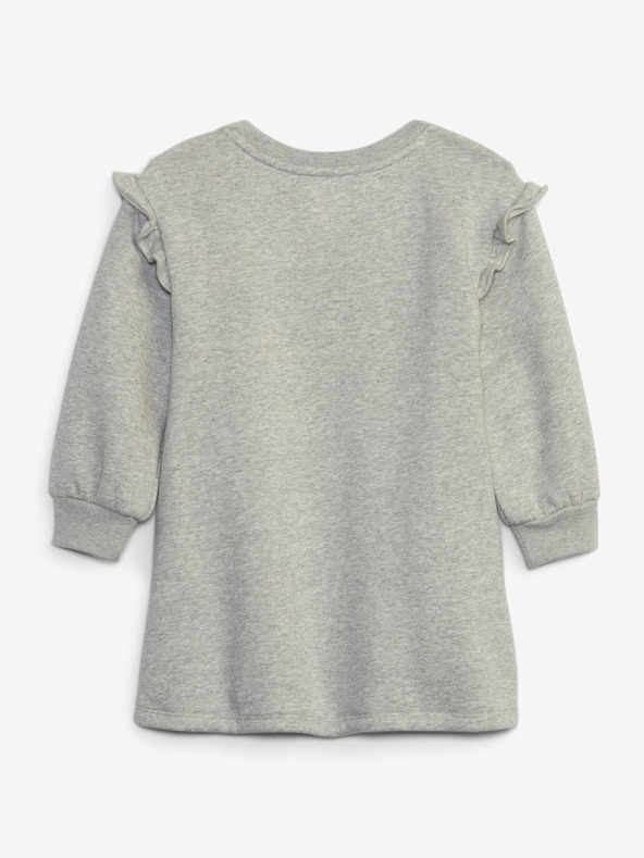 GAP Baby mikinové šaty s logem GAP