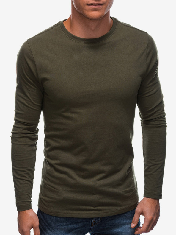Edoti Khaki pánské basic tričko Edoti