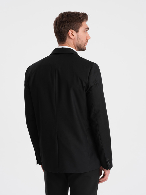 Ombre Clothing Černé pánské sako Ombre Clothing