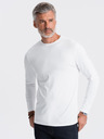 Ombre Clothing Bílé pánské basic tričko Ombre Clothing