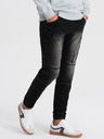 Ombre Clothing Černé pánské džíny Ombre Clothing