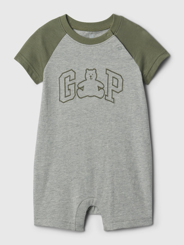 GAP Baby krátký overal Brannan Bear s logem GAP